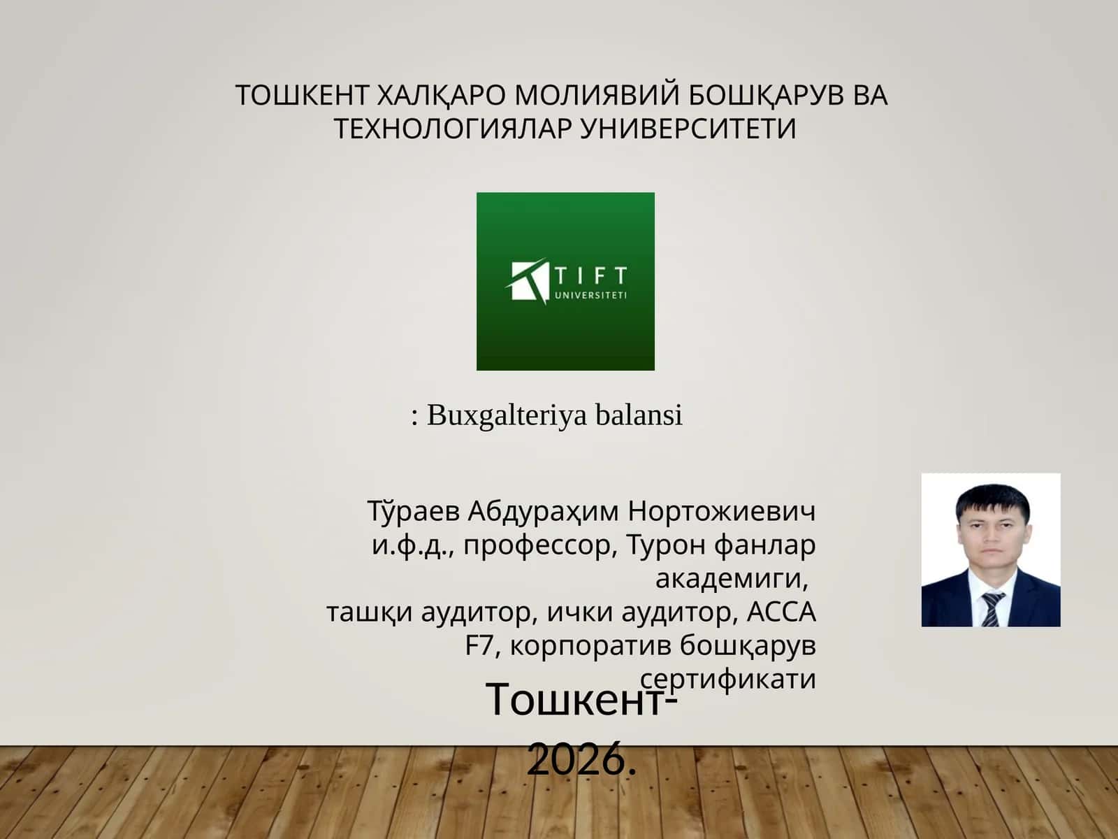 Buxgalteriya balansi