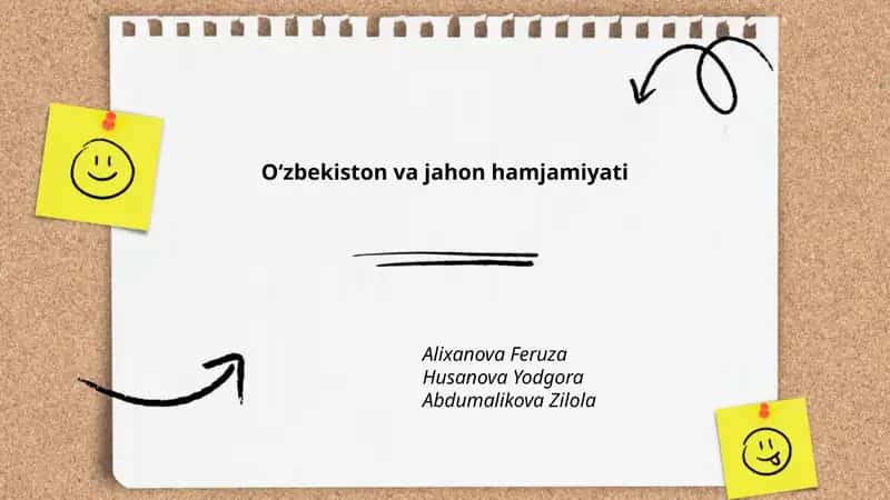 Oʻzbekiston va jahon hamjamiyati