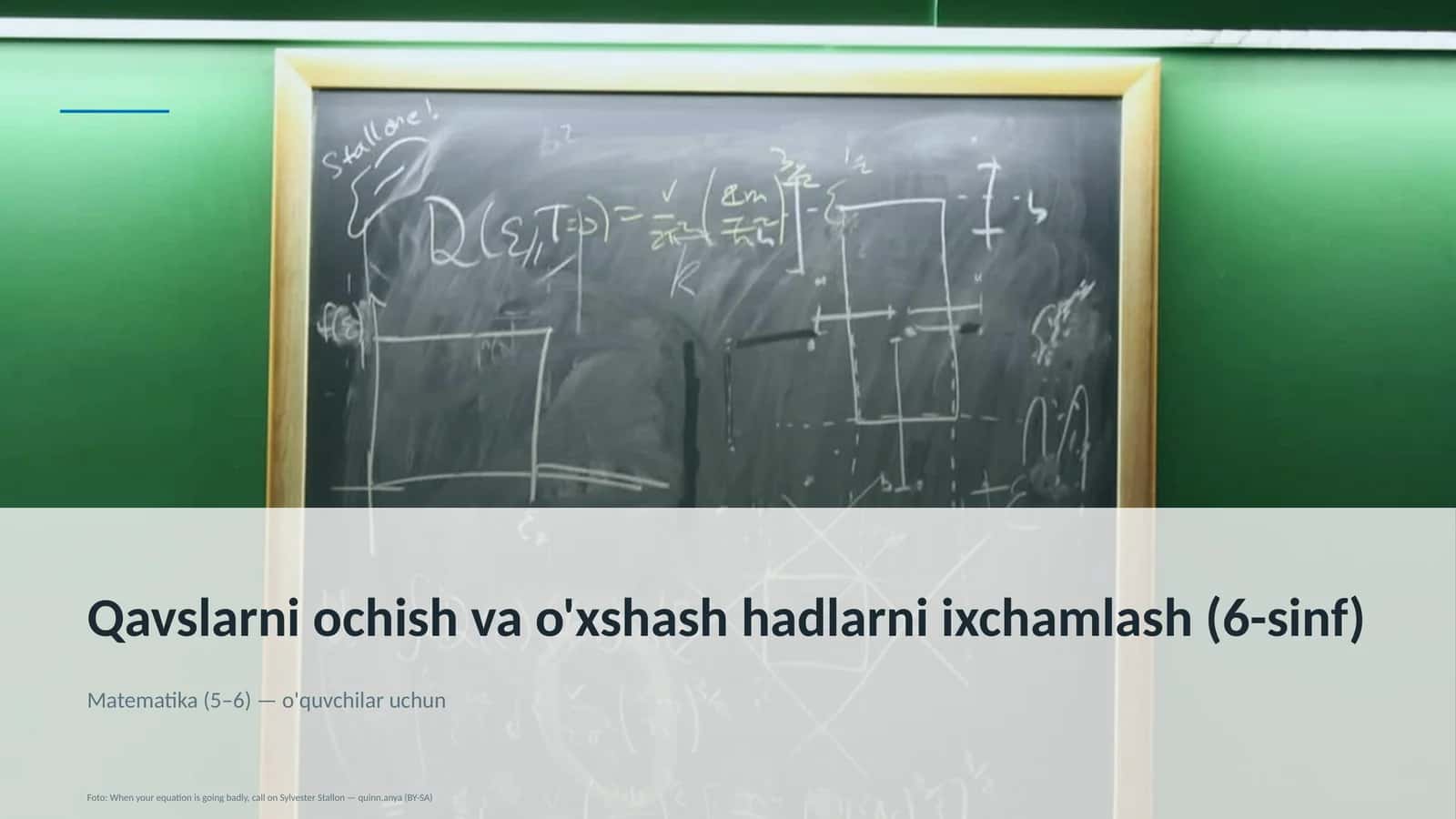 Matematika (5–6) — o'quvchilar uchun