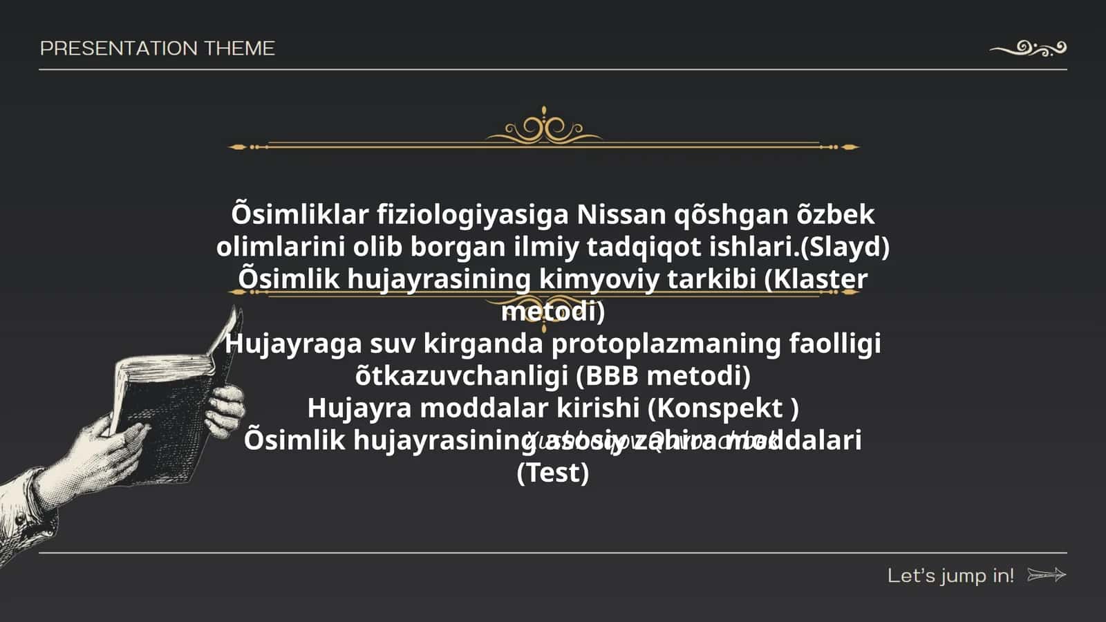 Nissan qõshgan õzbek olimlarini olib borgan ilmiy tadqiqot ishlari