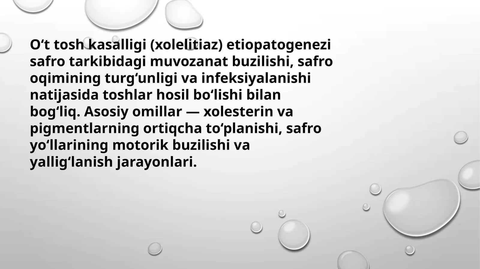 o't tosh kasalliklari patan