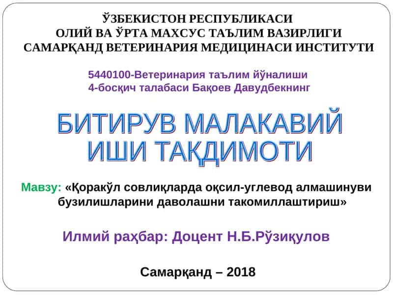 Иш тақдимоти