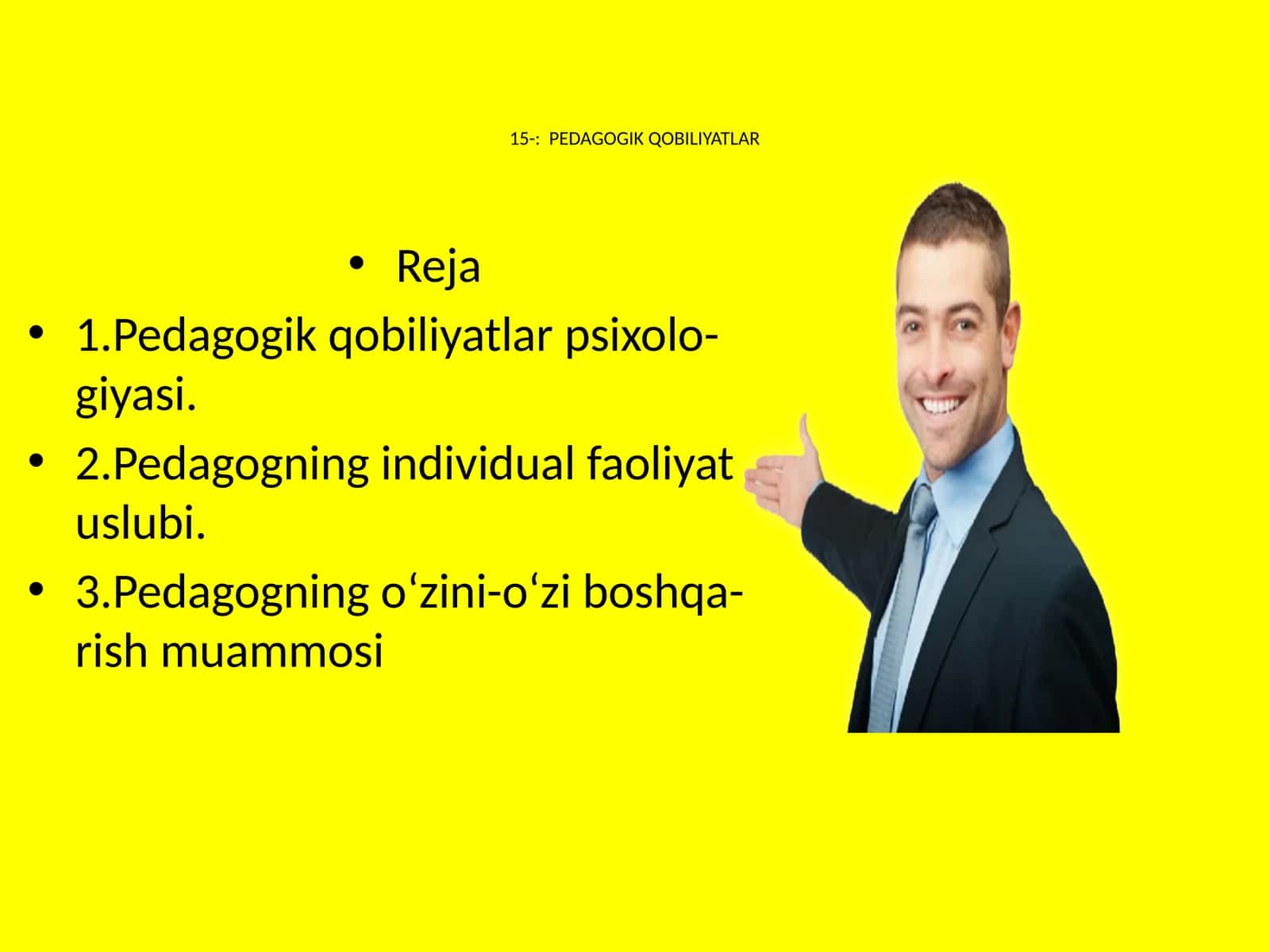 PEDAGOGIK QOBILIYATLAR