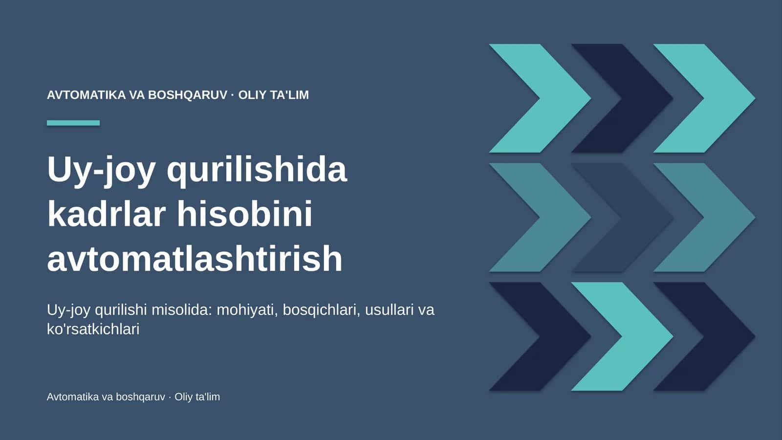 uy joy qurilishida kadrlar hisobini avtomatlashtirish 6445