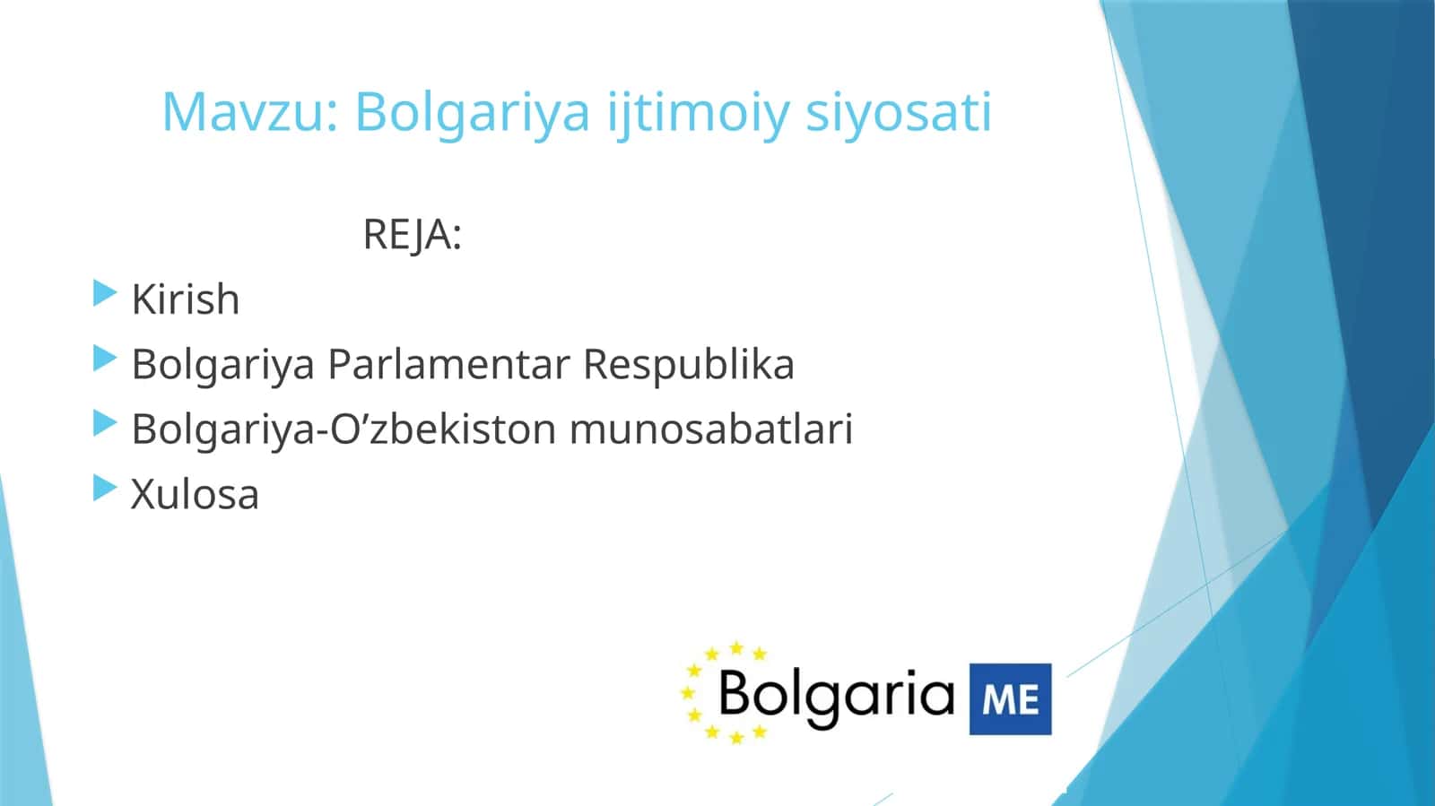 Bolgariya ijtimoiy siyosati