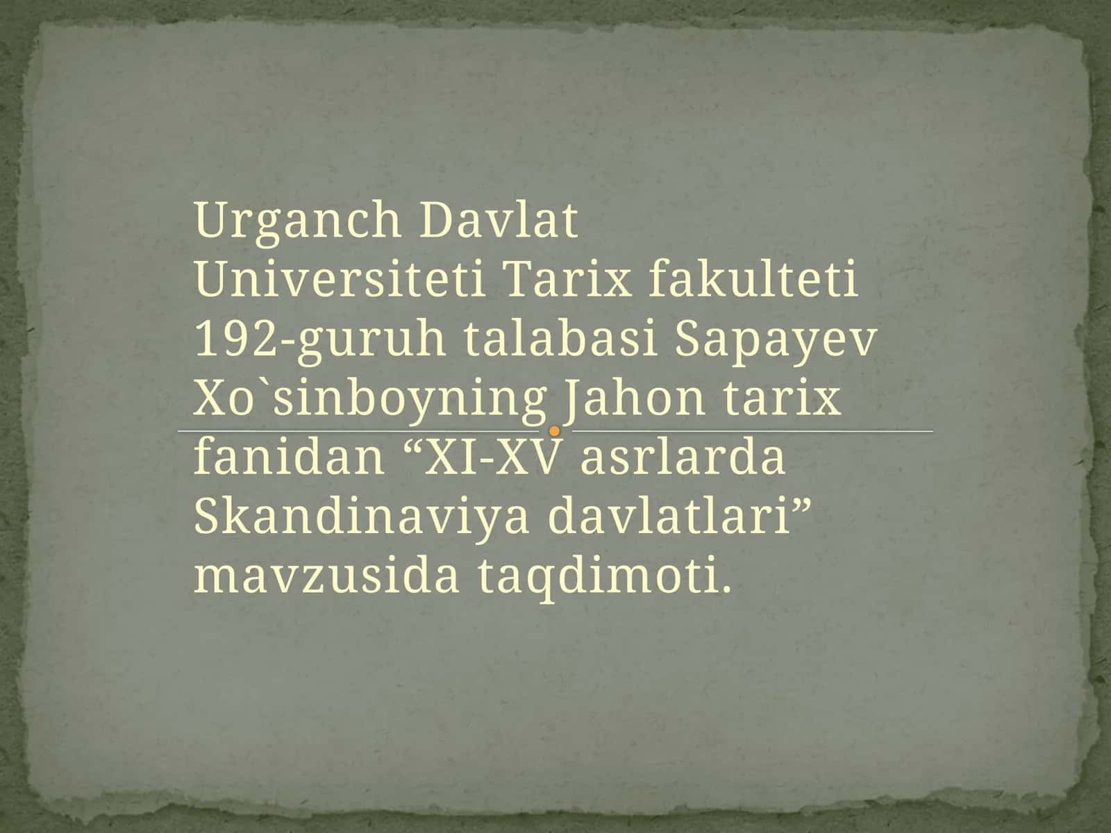 XI-XV asrlarda Skandinaviya davlatlari