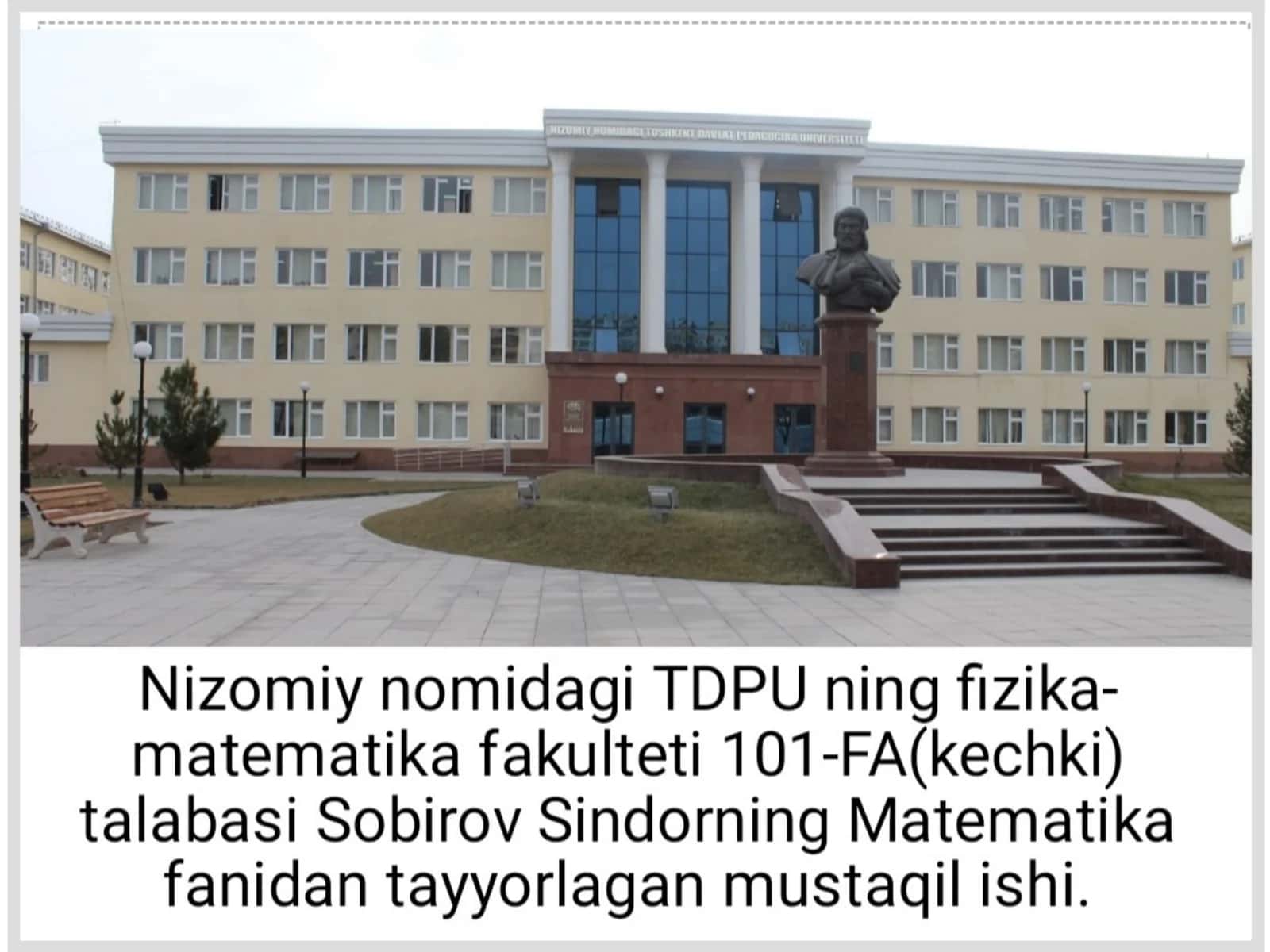 Yuqori Tartibli Hosila Tushunchasi