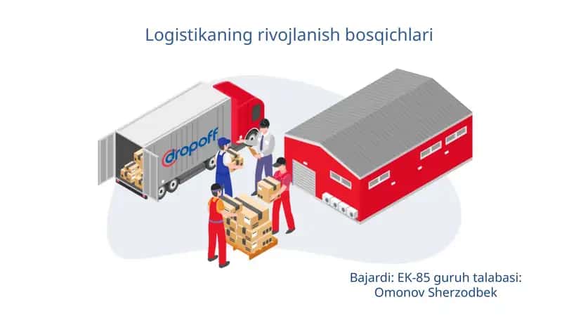 Logistikaning rivojlanish bosqichlari