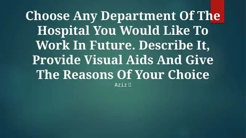 Emergency Department (ED)