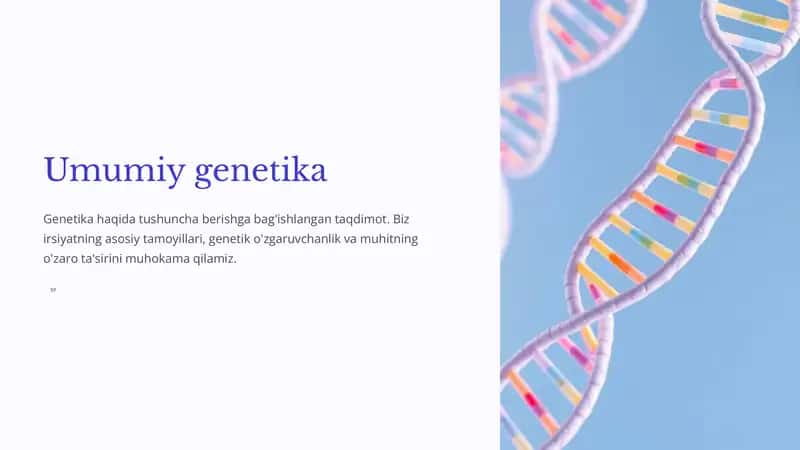 Umumiy genetika