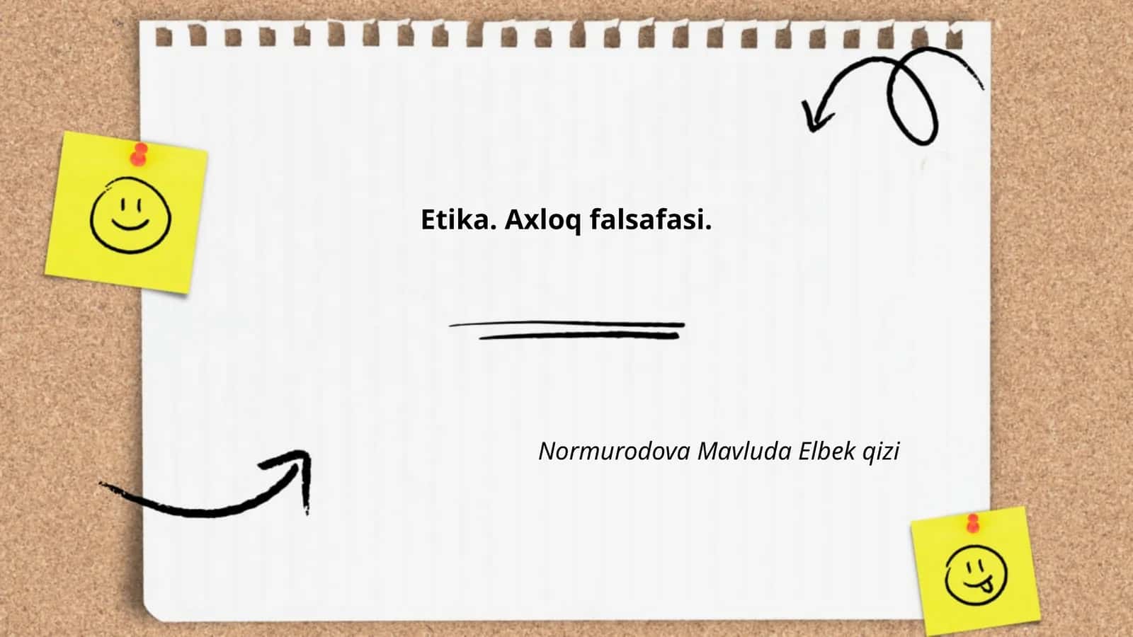 Etika. Axloq falsafasi