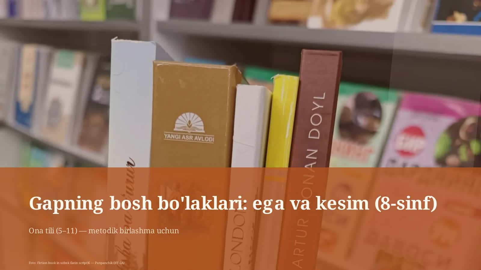 Ona tili (5–11) — metodik birlashma uchun