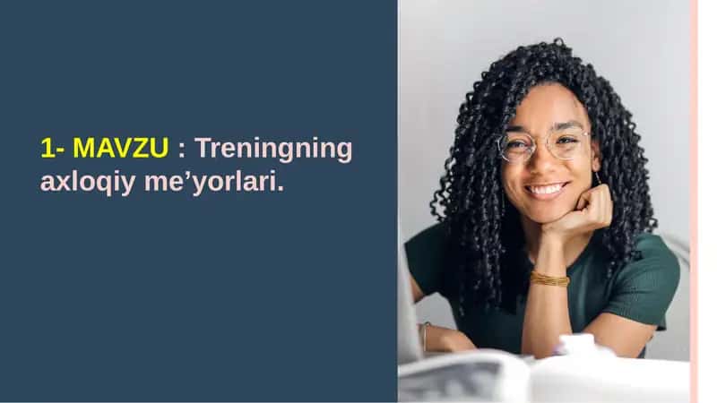 Treningning axloqiy me'yorlari