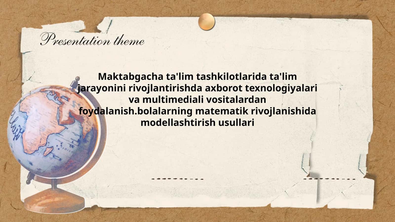 Axborot texnologiyalari va multimediali vositalardan foydalanish