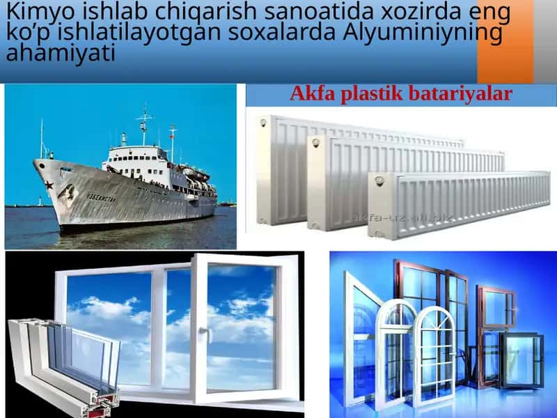 Alyuminiyning ahamiyati