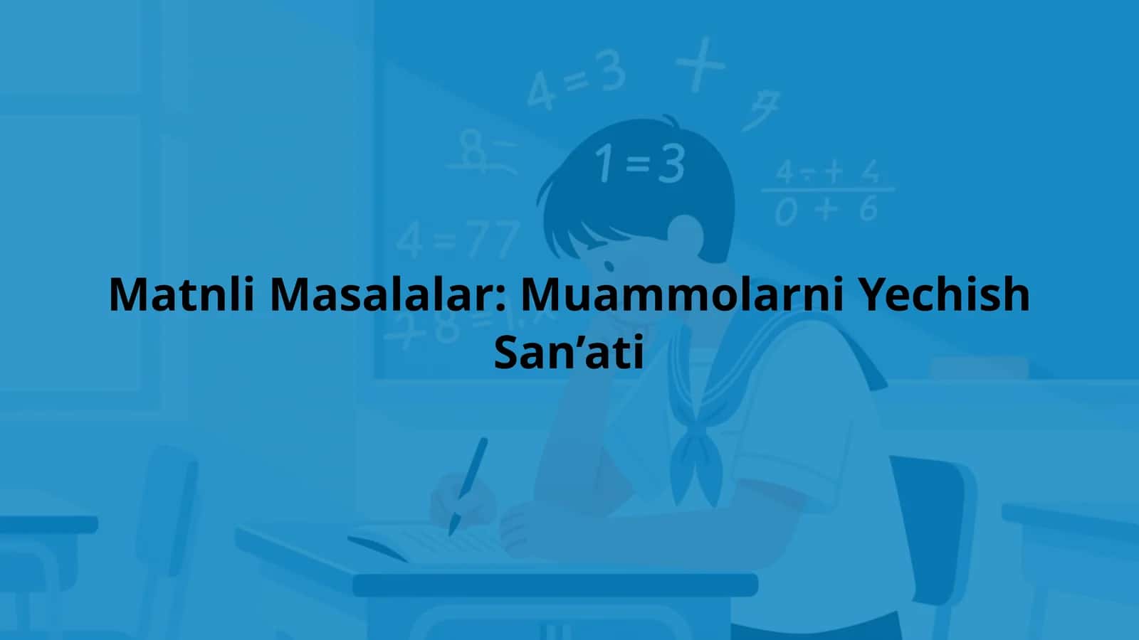 Matnli Masalalar: Muammolarni Yechish San’ati