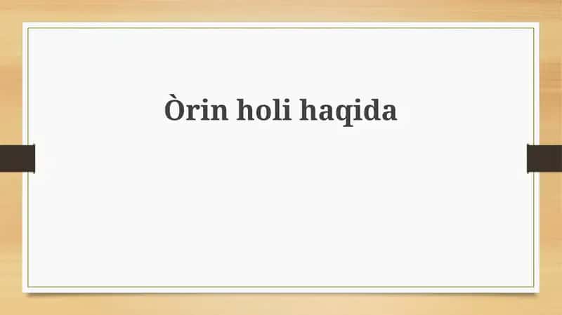 Oʻrin festivali