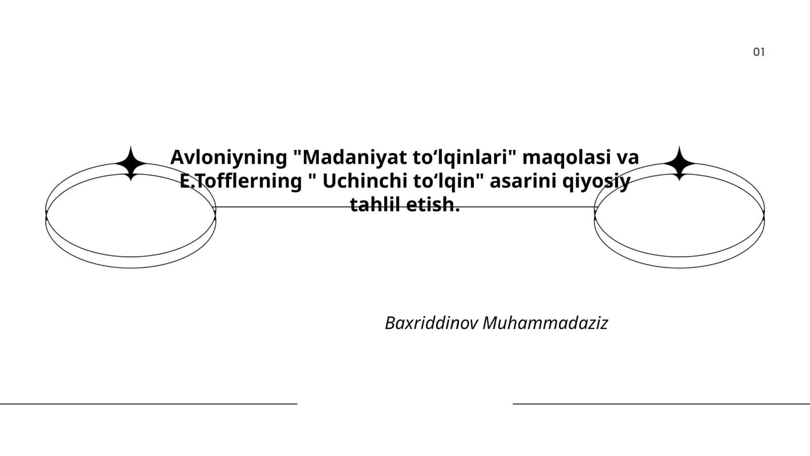 Avloniyning "Madaniyat toʻlqinlari" maqolasi va E.Tofflerning " Uchinchi toʻlqin"