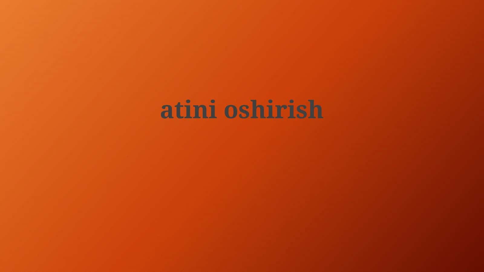 Atini Oshirishning Mohiyati