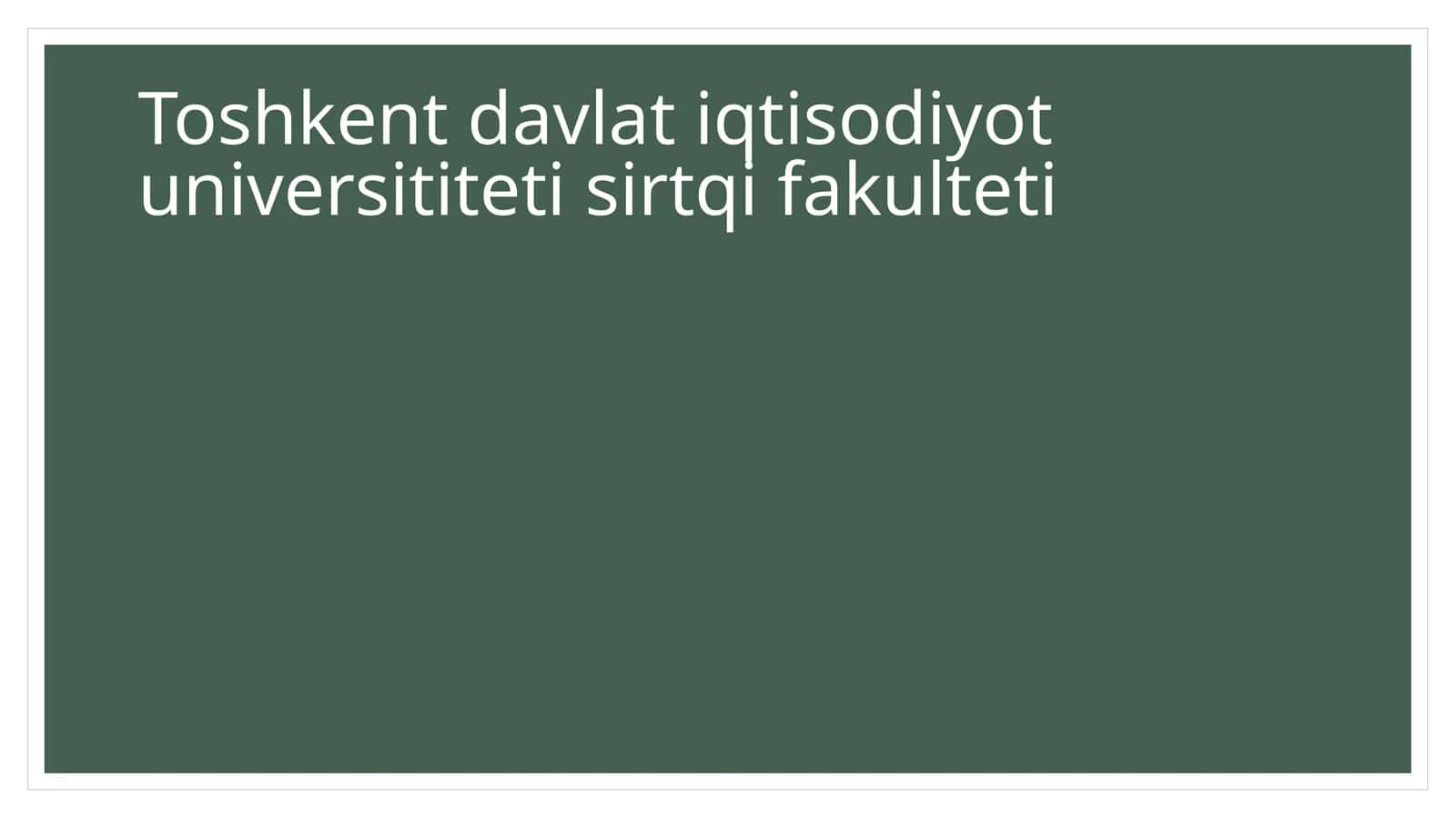Moliyaviy texnologiyalar va puloqimlari hisobtanlash shakllari