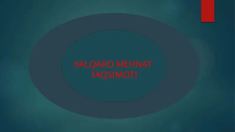 Xalqaro mehnat taqsimoti