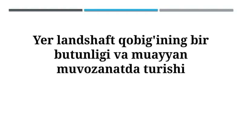 Yer Landshaft Qobig'i