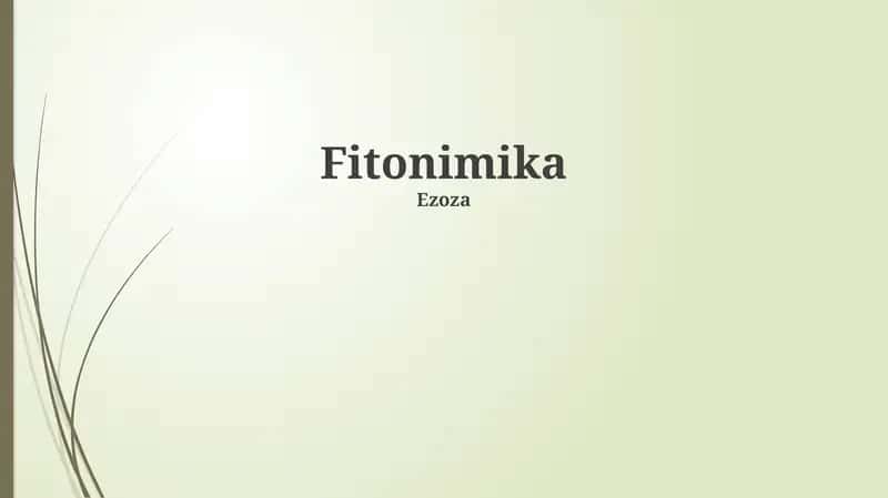 Fitonimika
