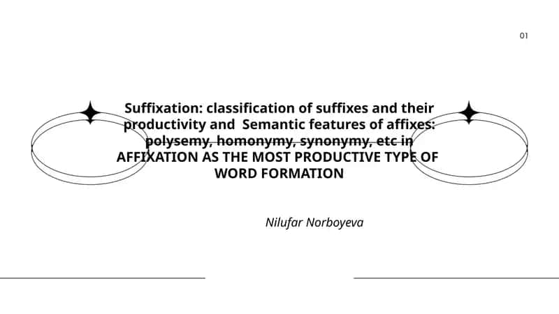 AFFIXATION AS THE MOST PRODUCTIVE TYPE OF WORD FORMATION