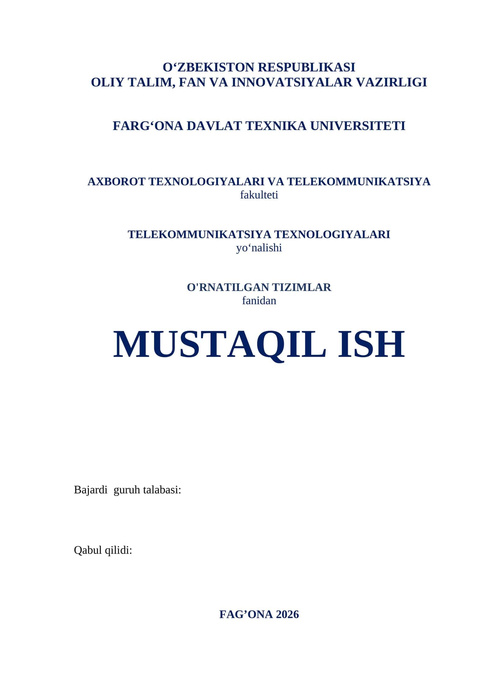 Qishloq xo'jaligini pragnozlashda o'rnatilgan tizimlar ahamiyati