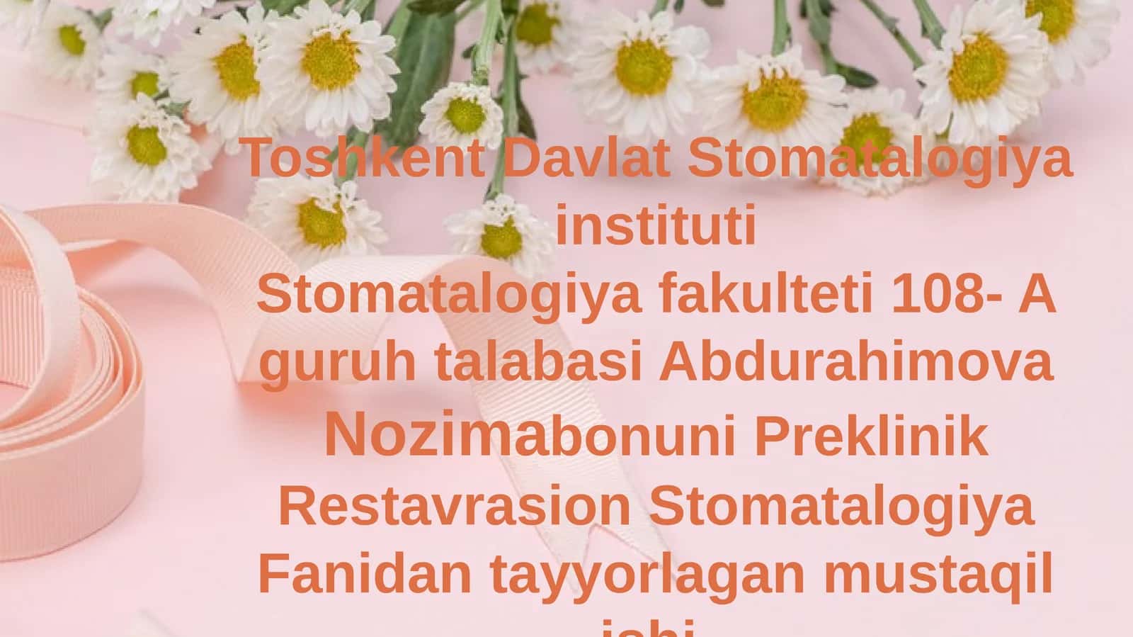 Yuqori jag`ning birinchi premolari