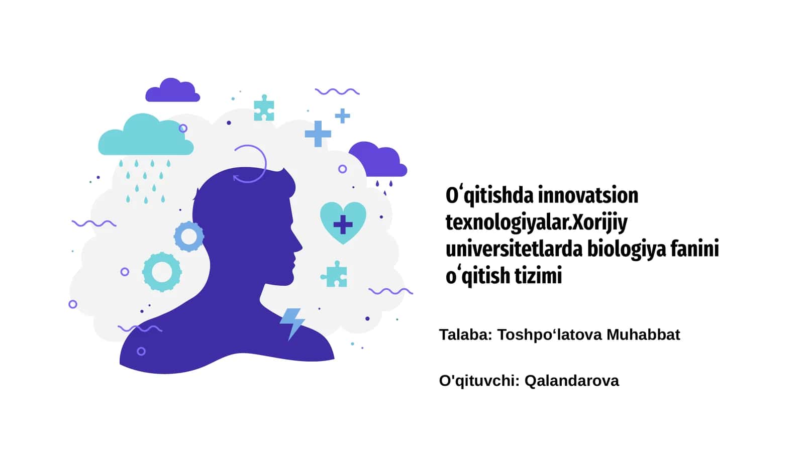 Oʻqitishda innovatsion texnologiyalar: kirish
