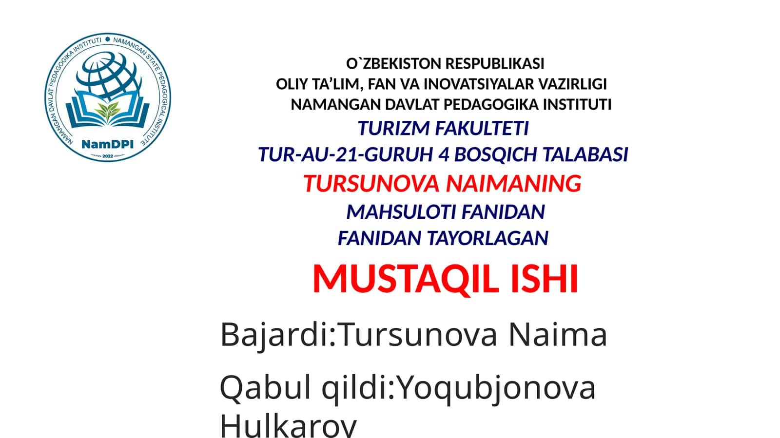Turizm marketingining o'ziga xosligi va murakkabligi