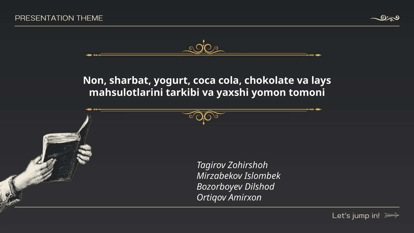 Non, sharbat, yogurt, coca cola, chokolate va lays mahsulotlarini tarkibi va yaxshi yomon tomoni