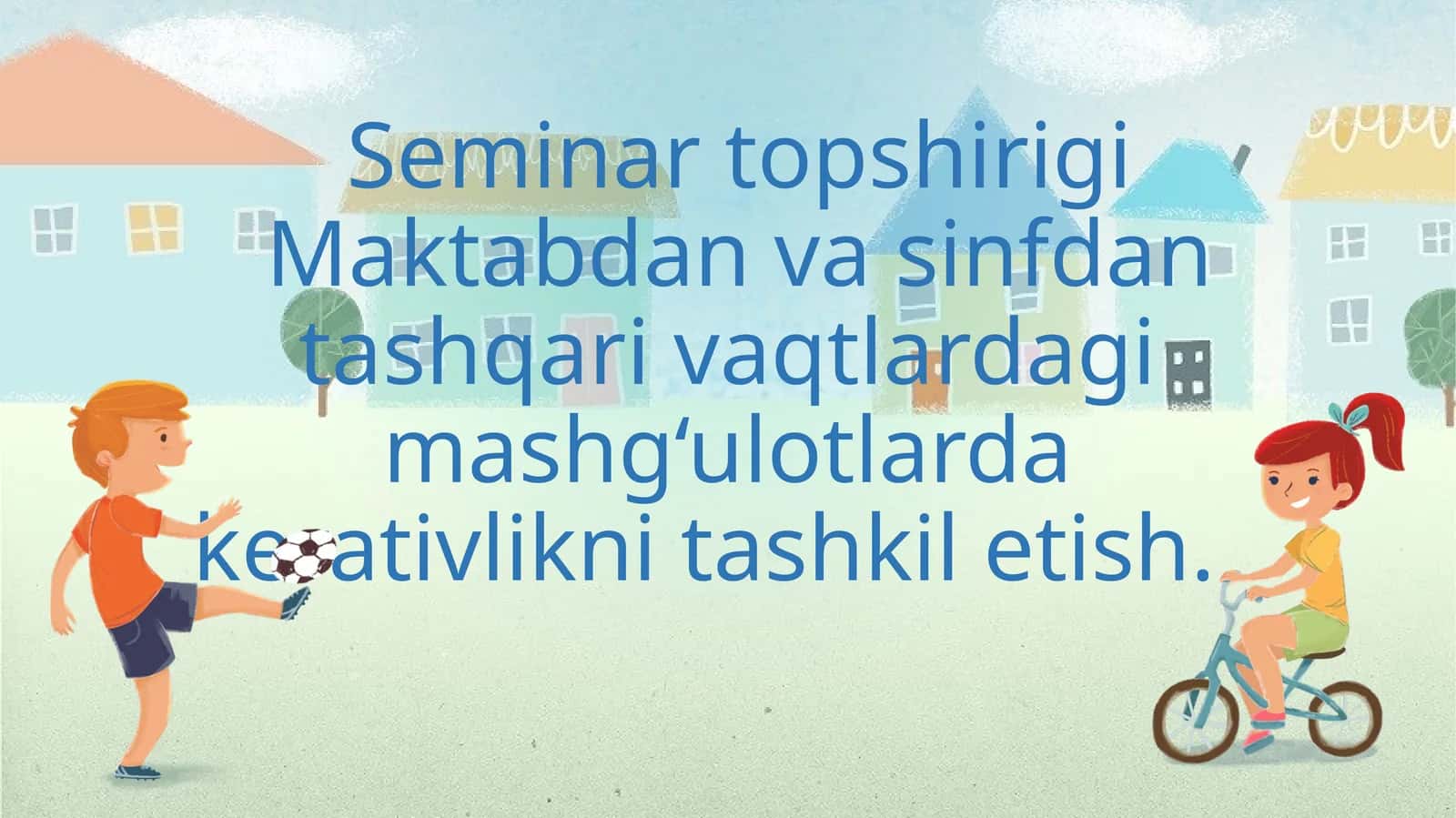 Seminar topshirigi