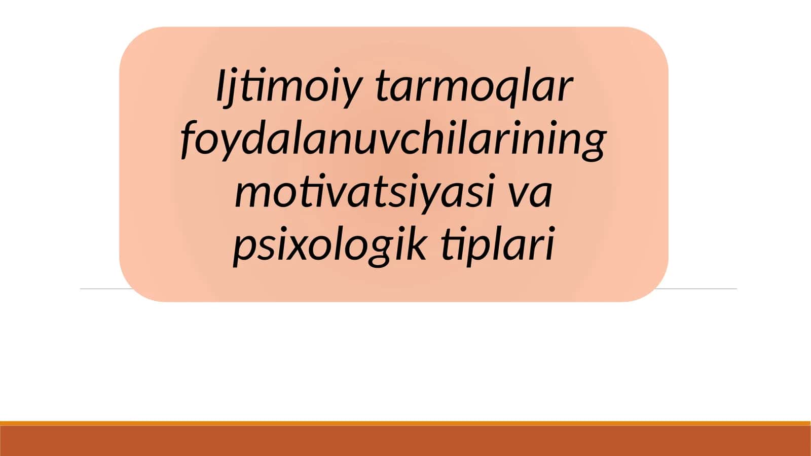 Ijtimoiyxulq-atvorxususiyatlari