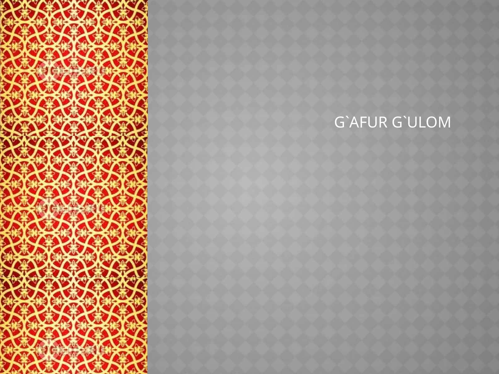 G`AFUR G`ULOM