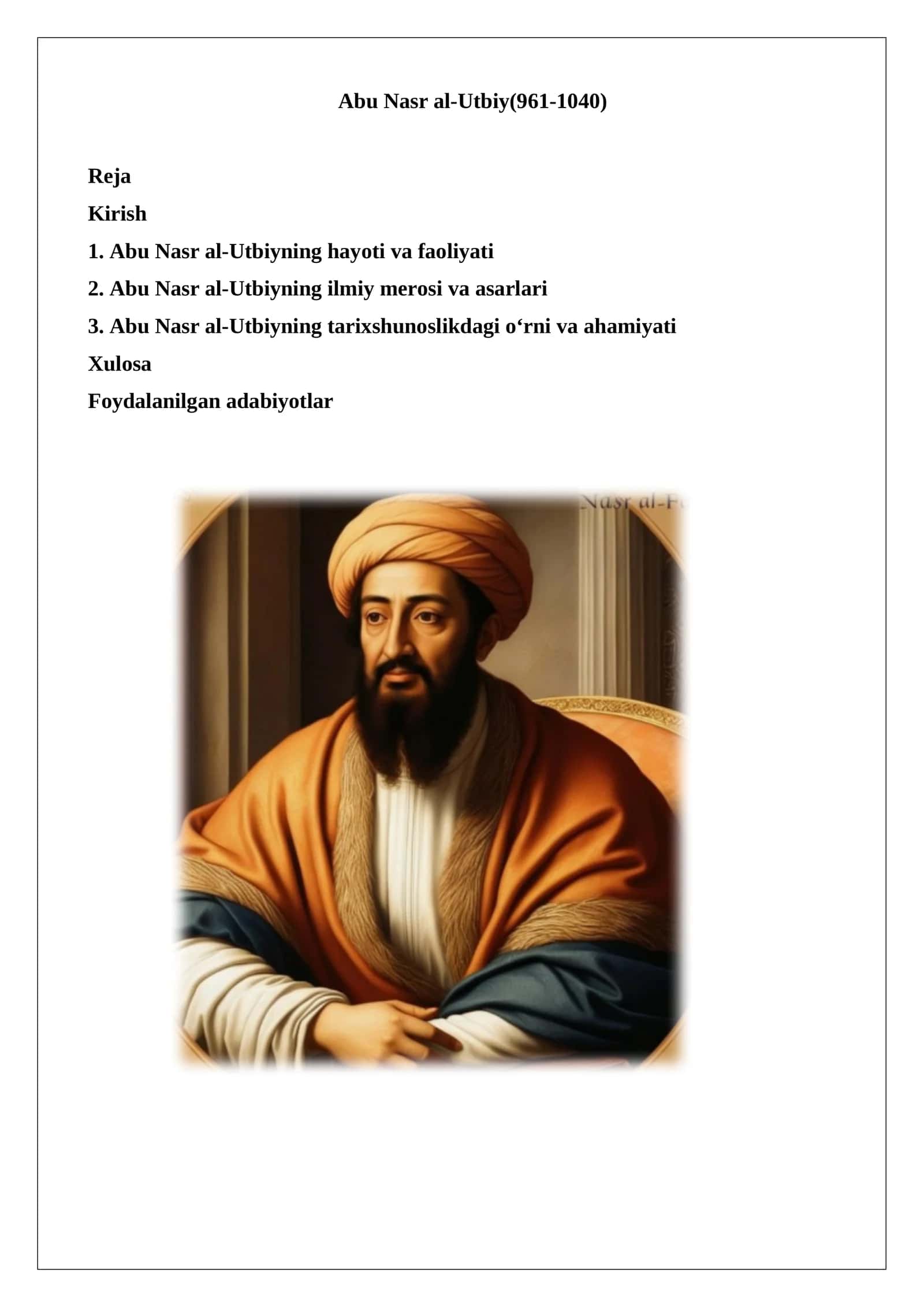 Abu Nasr al-Utbiy