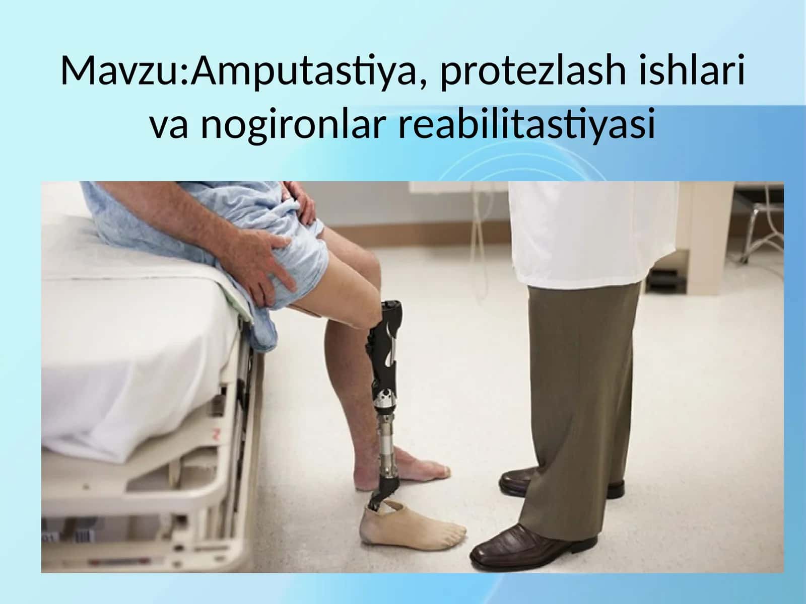 Amputatsiya va ekzoartikulyatsiya