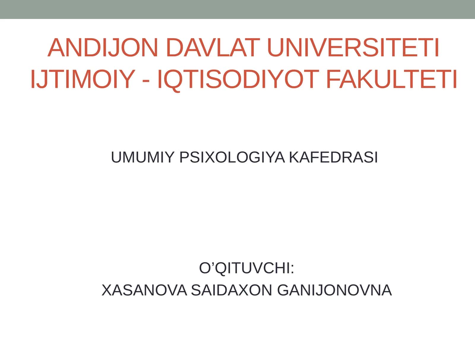 Faoliyat va motivatsiya