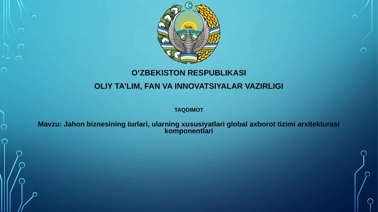 Global biznes turlari