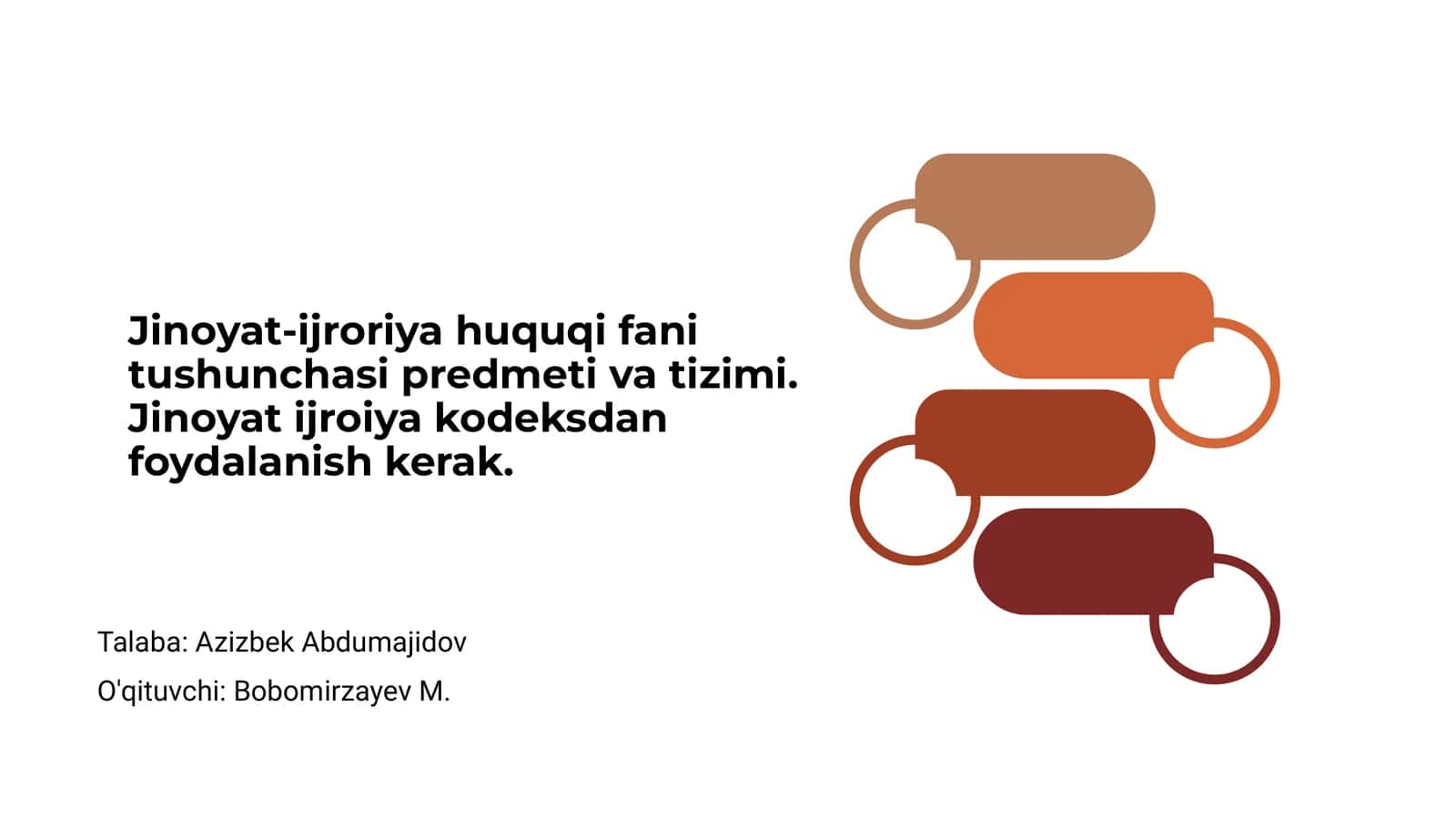 Jinoyat-ijroiya huquqi fani