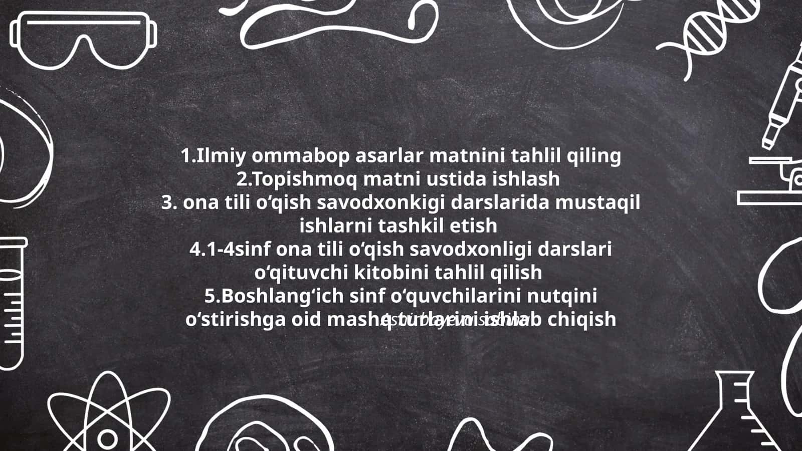 1.Ilmiy ommabop asarlar matnini tahlil qiling