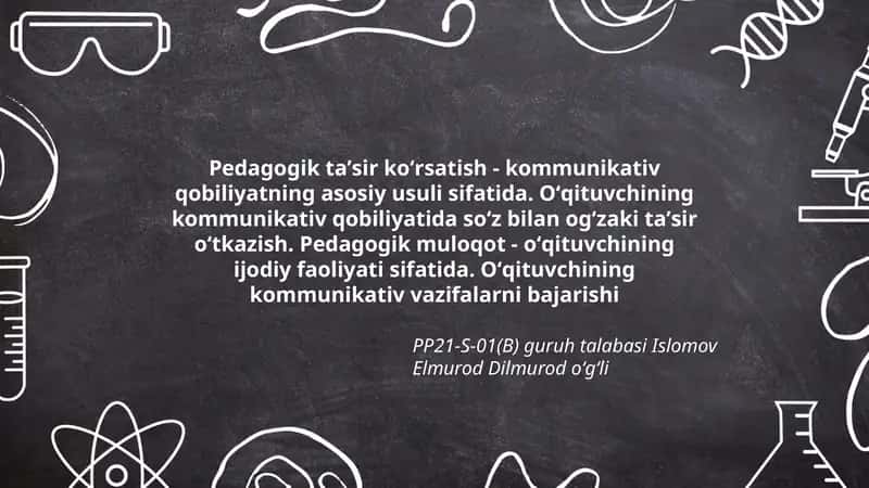 Pedagogik ta'sir ko'rsatish