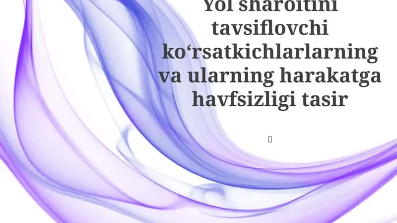 Yo'l-transport hodisalari va tıkanchiliklarga ta'siri