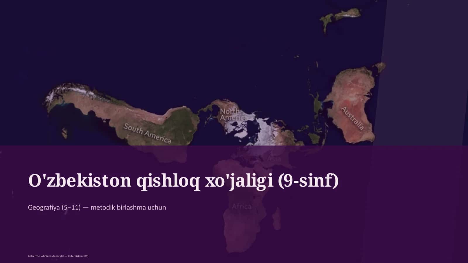 O'zbekiston qishloq xo'jaligi (9-sinf)