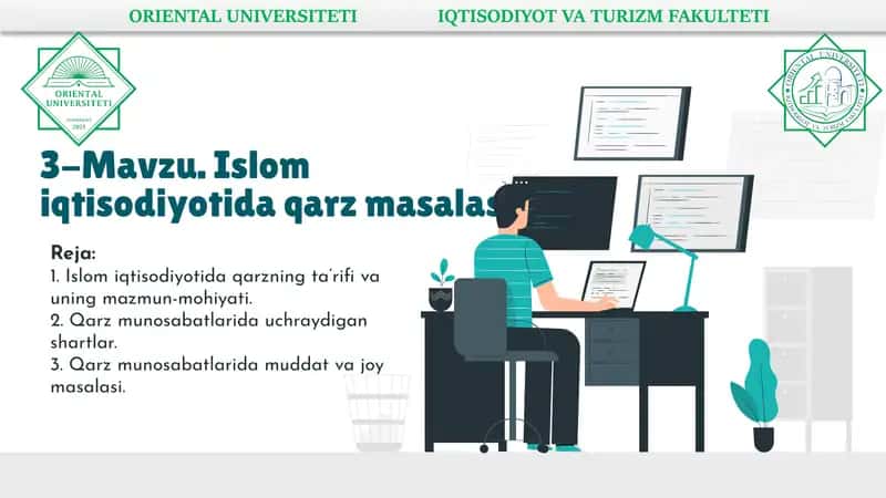 Islomiqtisodiyotidaqarzmasalasi