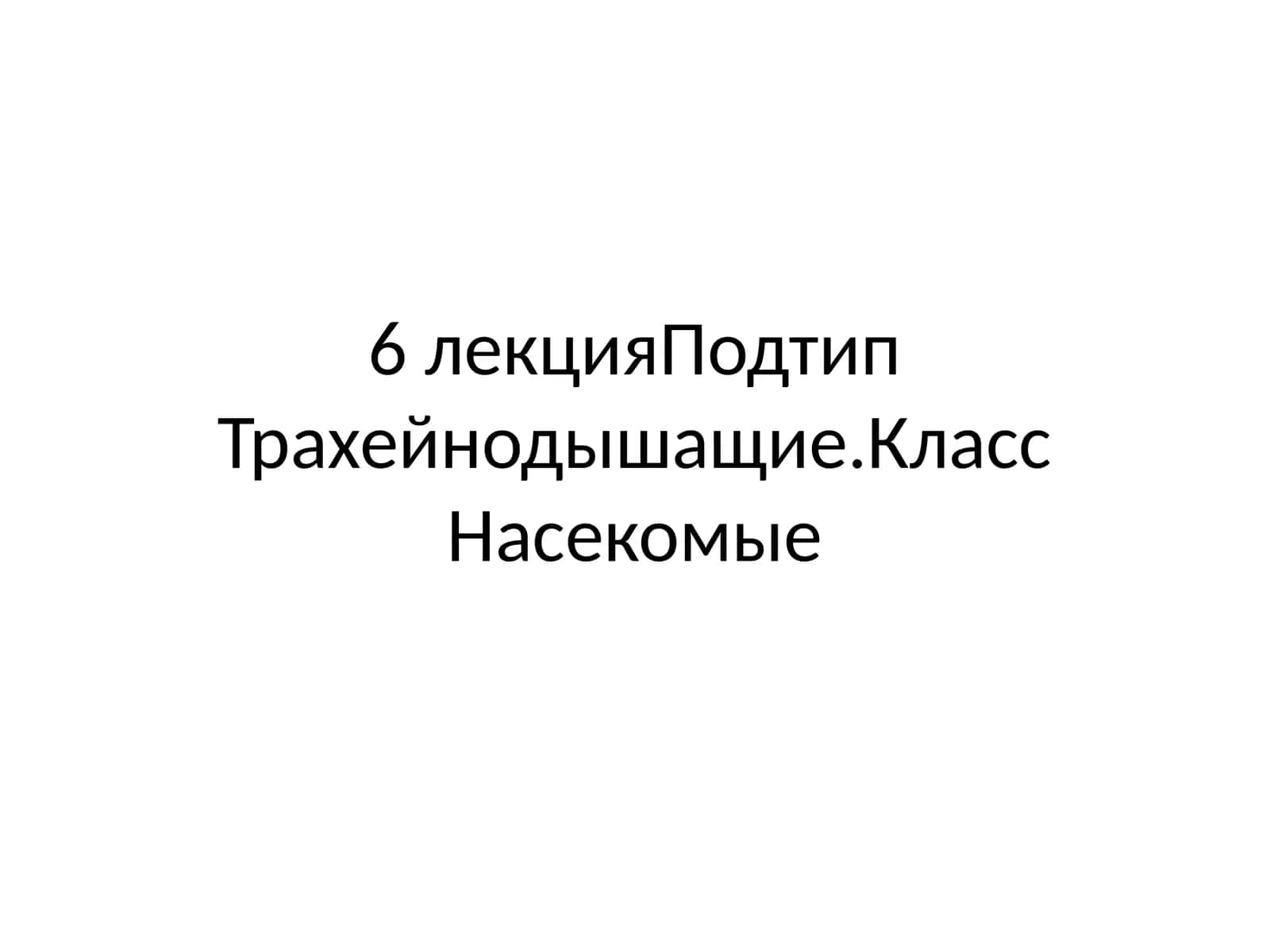 Класс насекомые (Insecta=Hexapoda)