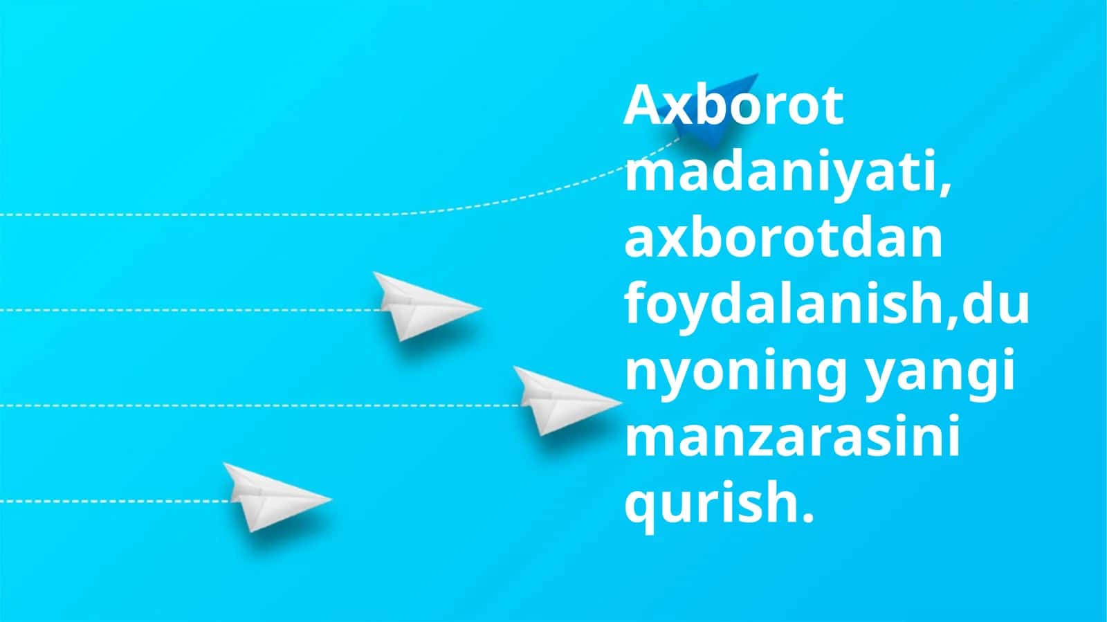 Axborot Madaniyati: Bizning Haqiqatimizni Shakillantirish