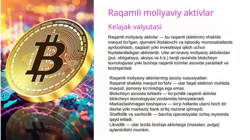 Raqamli moliyaviy aktivlar