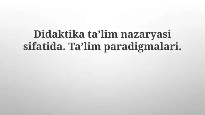 Kognitiv paradigma